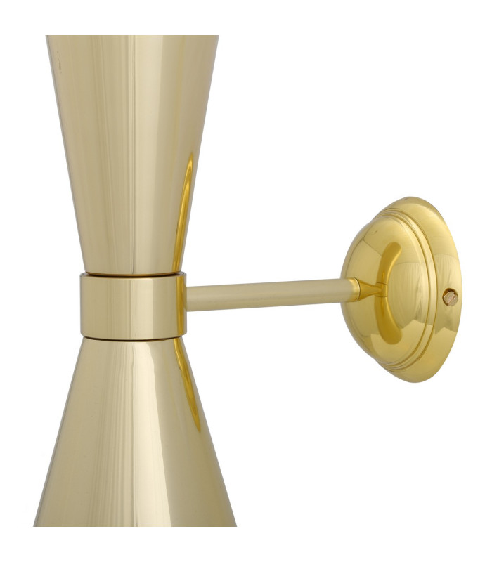 Amias Elegant Wall Light Polished Brass-5