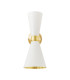 Cairo Wall Light Polished Brass White-3