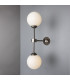 Yaounde Globe Wall Light Antique Silver-1