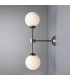 Yaounde Globe Wall Light Antique Silver-3