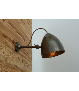Quito Cone Wall Light Antique Brass-1