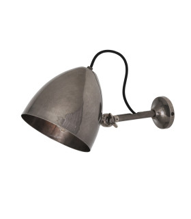 Quito Cone Wall Light Antique Silver