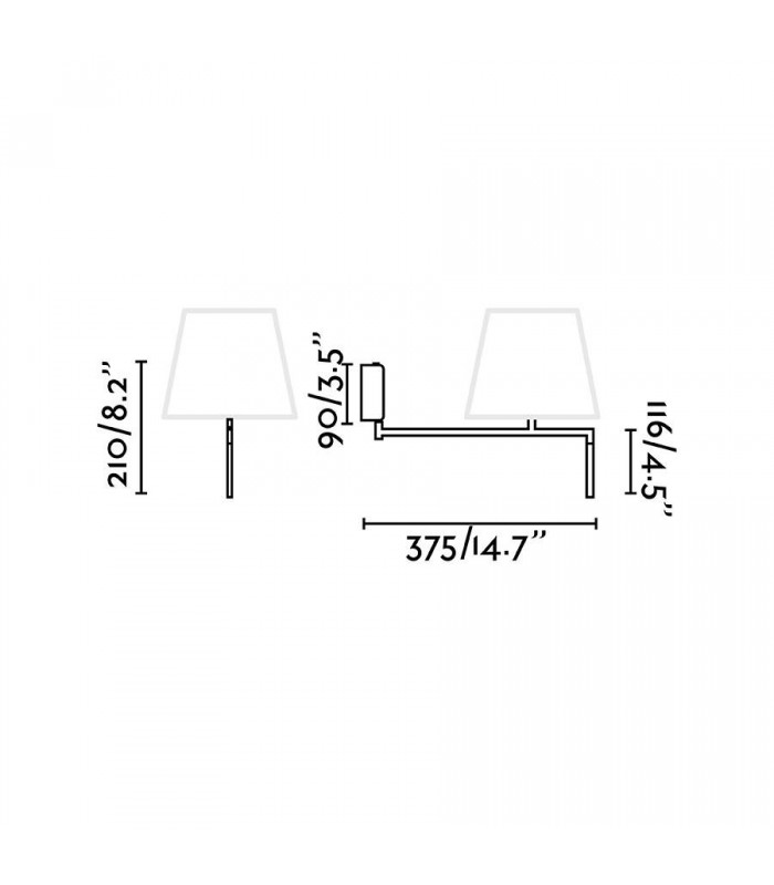Wall Lamp 1x E27 - 5