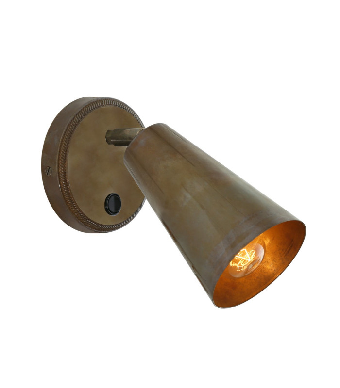 Cashel Wall Light Antique Brass-3