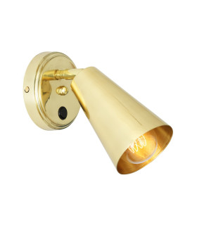 Cashel Wall Light Polished Brass