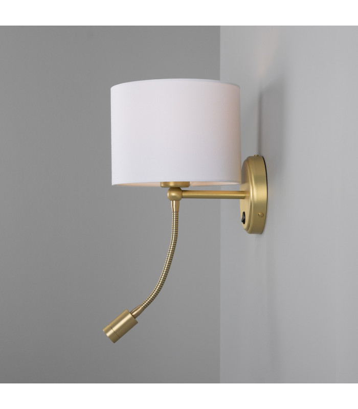Longford Wall Light Satin Brass-4