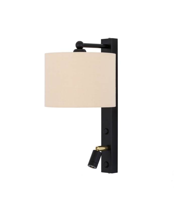 Khumo Wall Light Matt Black-1