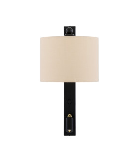 Khumo Wall Light Matt Black-2