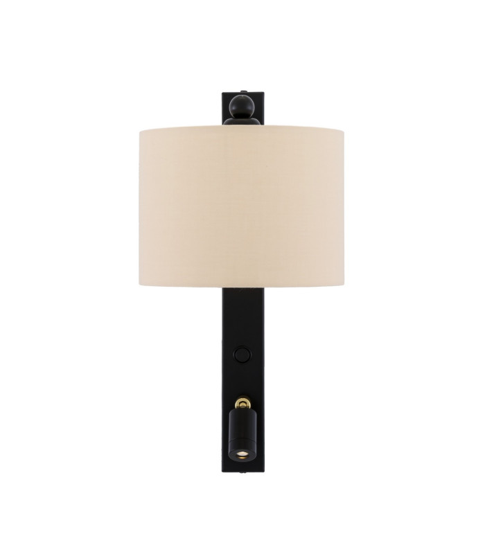 Khumo Wall Light Matt Black-2
