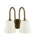Uppsala Double Wall Light Antique Brass-1