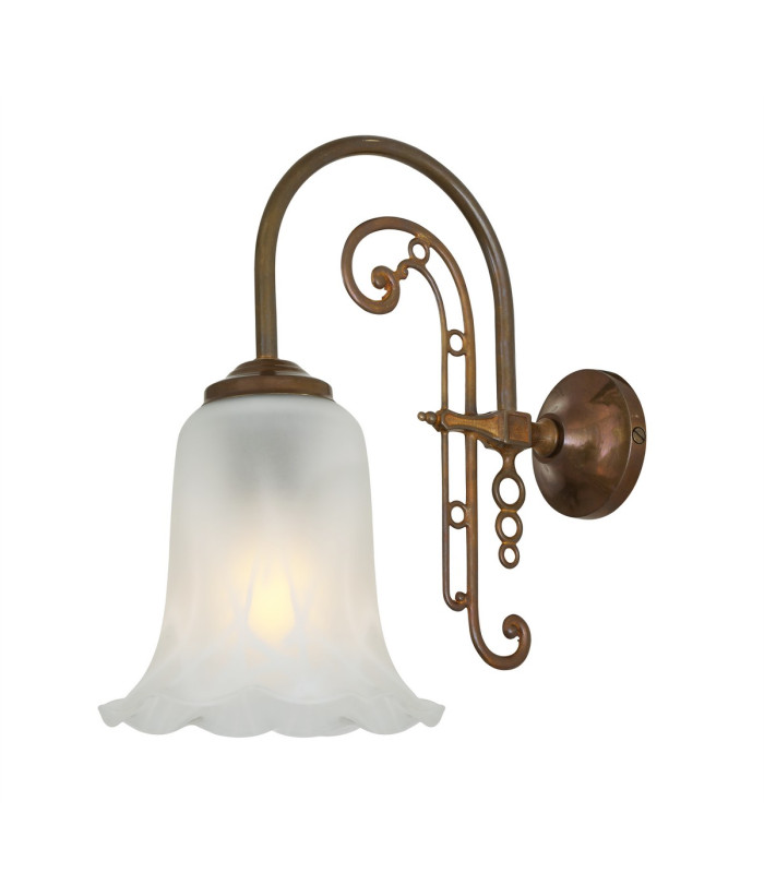 Medan Wall Light Antique Brass-2