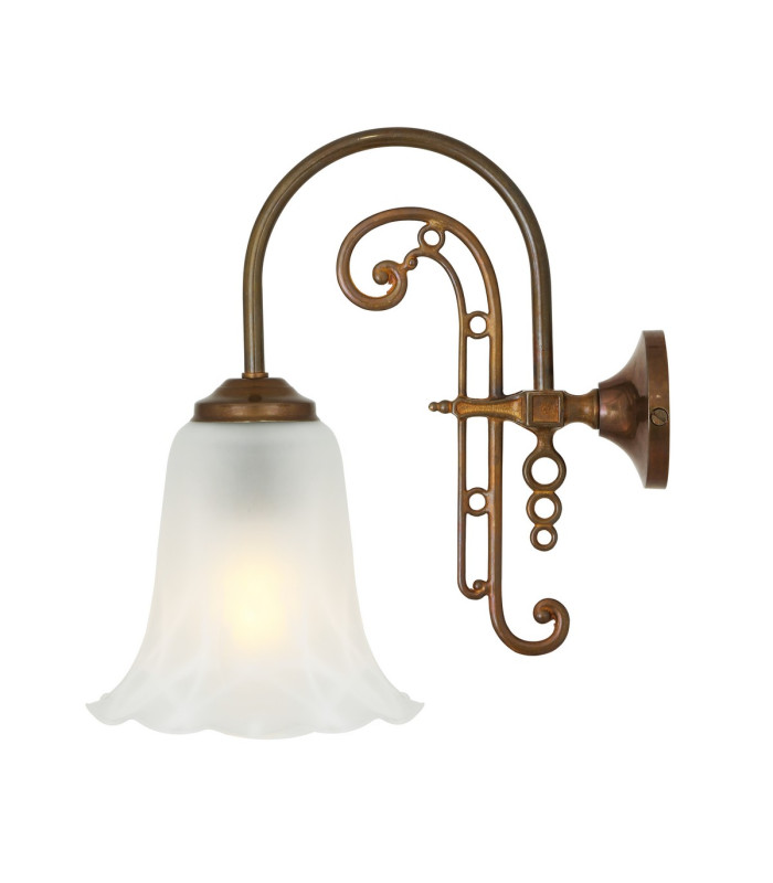 Medan Wall Light Antique Brass-3