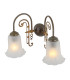 Medan Double Wall Light Antique Brass-3
