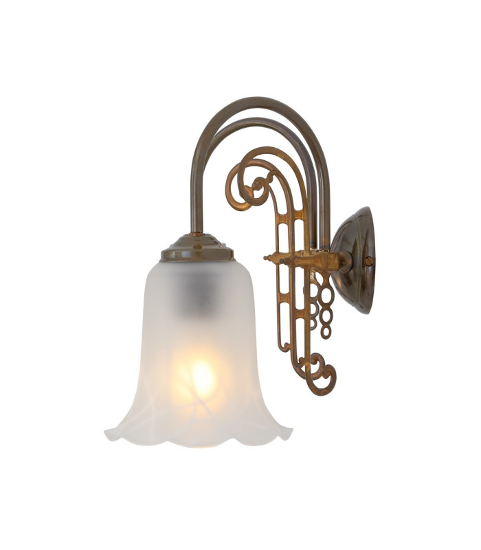 Medan Double Wall Light Antique Brass-4