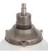 Stanley 20cm Globe Wall Light Antique Silver-4