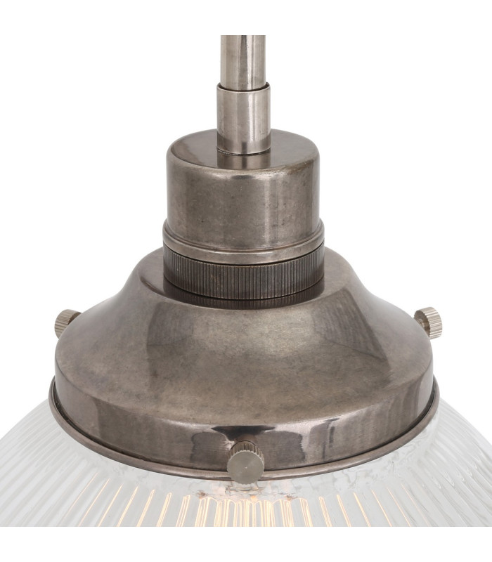 Stanley 20cm Globe Wall Light Antique Silver-4