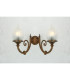Darwin Double Wall Light Antique Brass-1