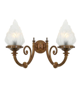 Darwin Double Wall Light Antique Brass-2