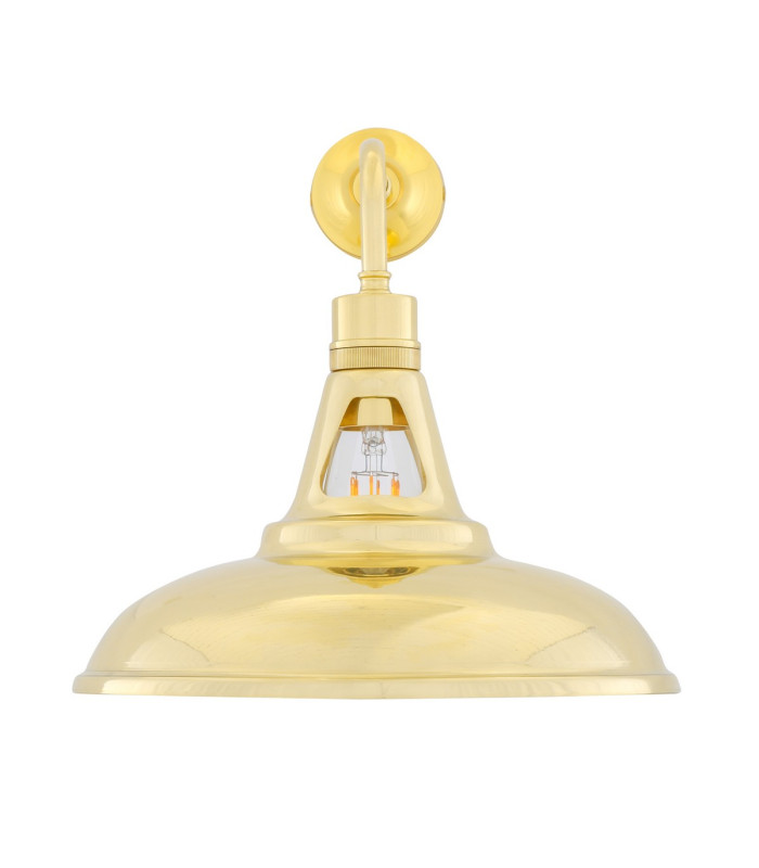Geneva Wall Light Polished Brass-2