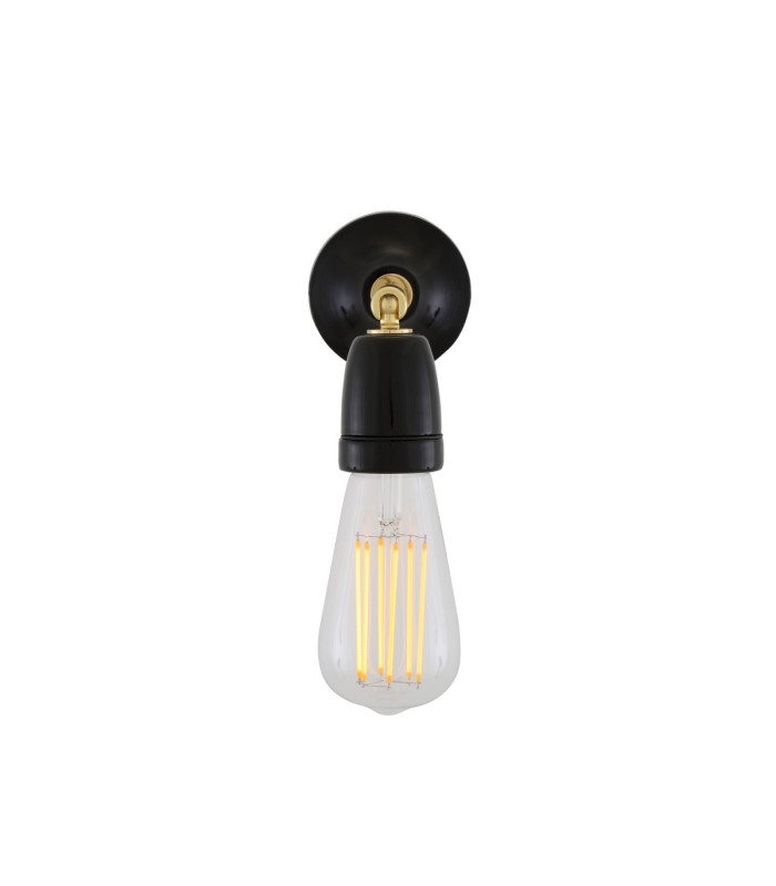 Cabra Wall Light Black & Brass-3