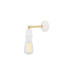 Cabra Wall Light White & Brass-1
