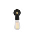 Caltra Wall Light Black & Brass-2