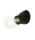 Baltimore Angled Flush Light Fitting Black-1
