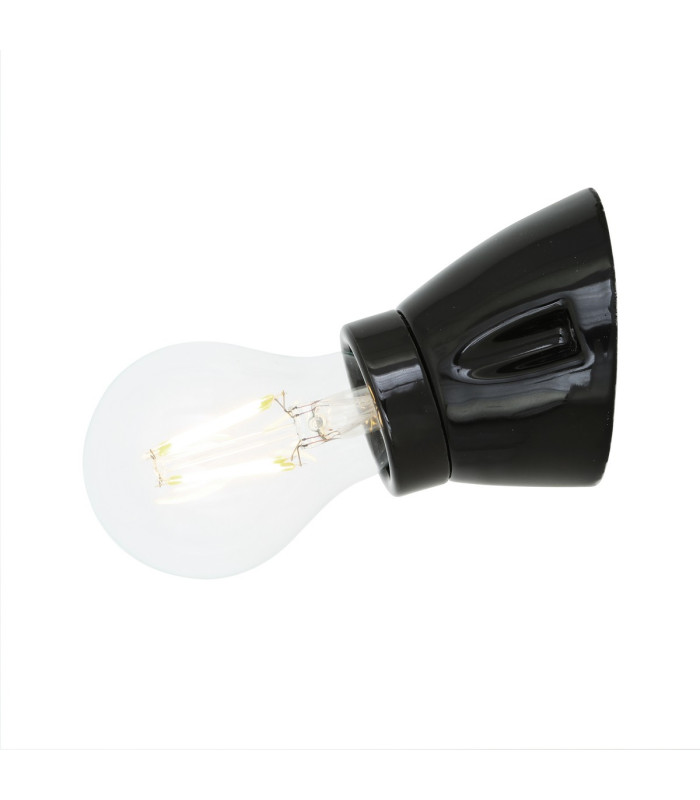 Baltimore Angled Flush Light Fitting Black-2