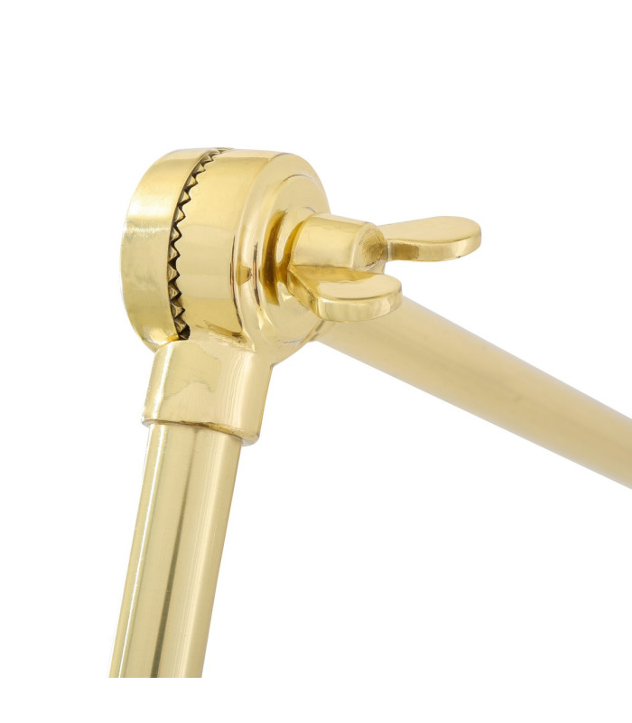 Nico Poster Light Polished Brass Matt Black Shade-5
