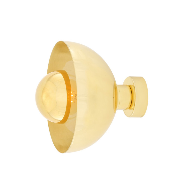 Maua 20cm Wall Light Polished Brass-1