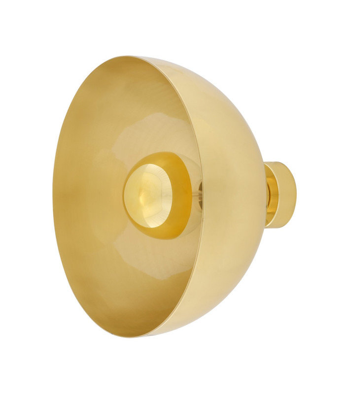 Maua 30cm Wall Light Polished Brass-1