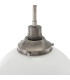 Bamako 30cm Globe Wall Light Antique Silver Opal Glass-4