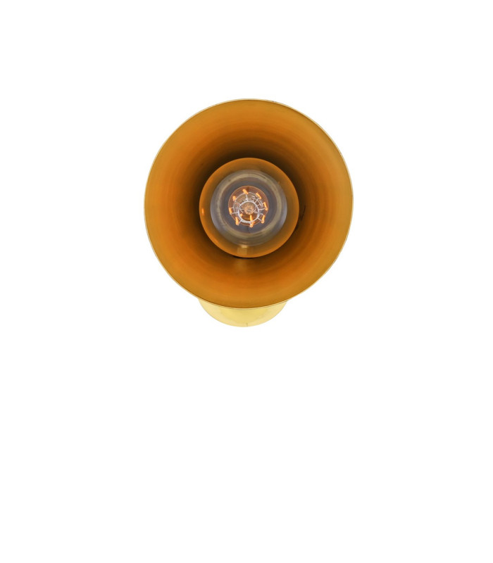 Preston Wall Light Matt Black and Polished Brass-5