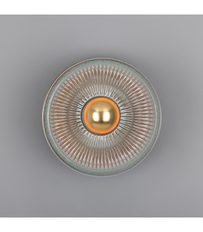 Eclipse Wall Light Antique Brass-3