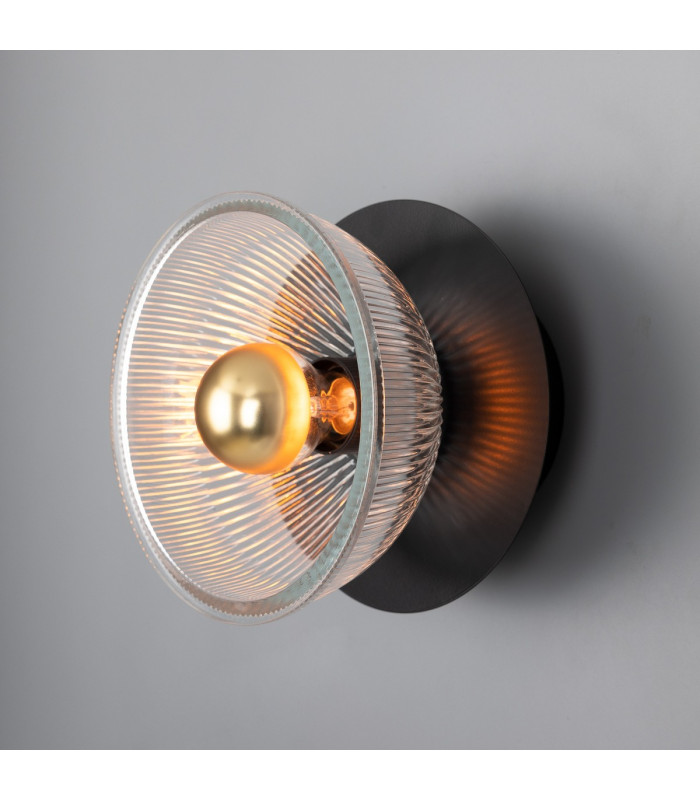 Eclipse Wall Light Matt Black-1