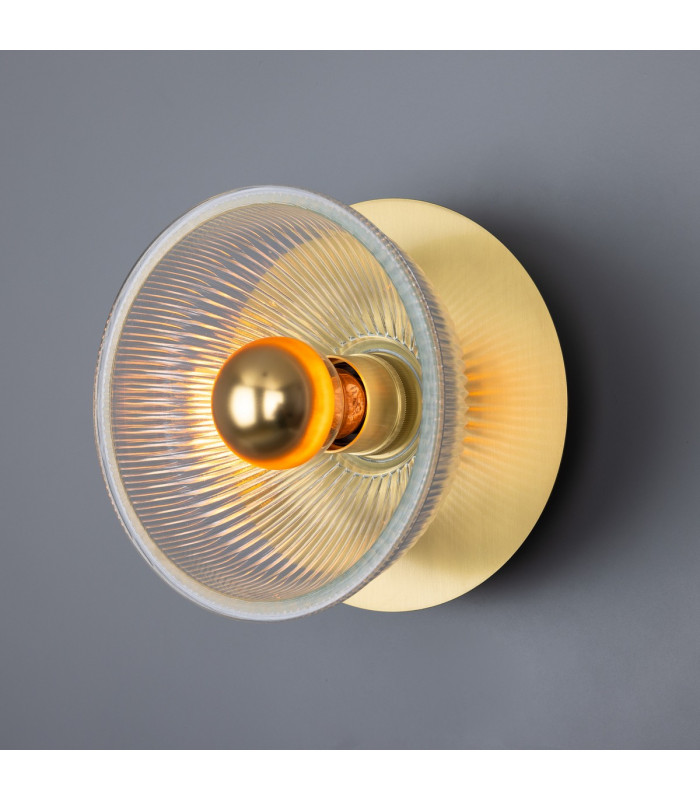 Eclipse Wall Light Satin Brass-1
