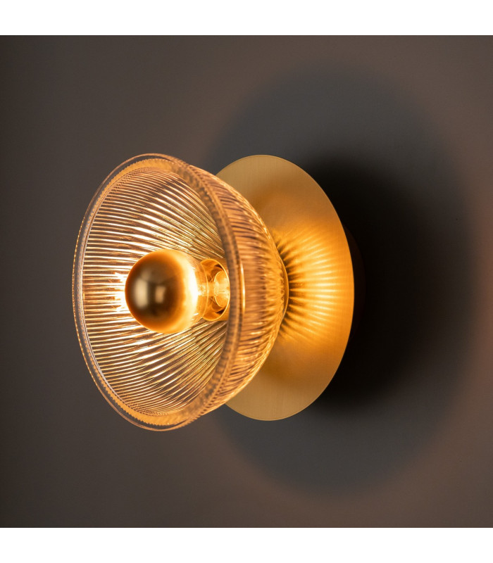Eclipse Wall Light Satin Brass-4