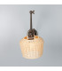 Manila Rattan Small Wall Light Antique Brass-2