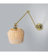 Manila Rattan Small Wall Light Polished Brass-1