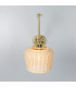 Manila Rattan Small Wall Light Polished Brass-2