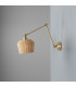 Manila Rattan Small Wall Light Satin Brass-4