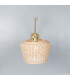 Manila Rattan Large Wall Light Satin Brass-2