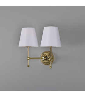 Bursa Double Wall Light Polished Brass-1