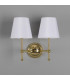 Bursa Double Wall Light Polished Brass-2