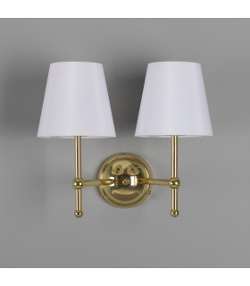 Bursa Double Wall Light Polished Brass-2