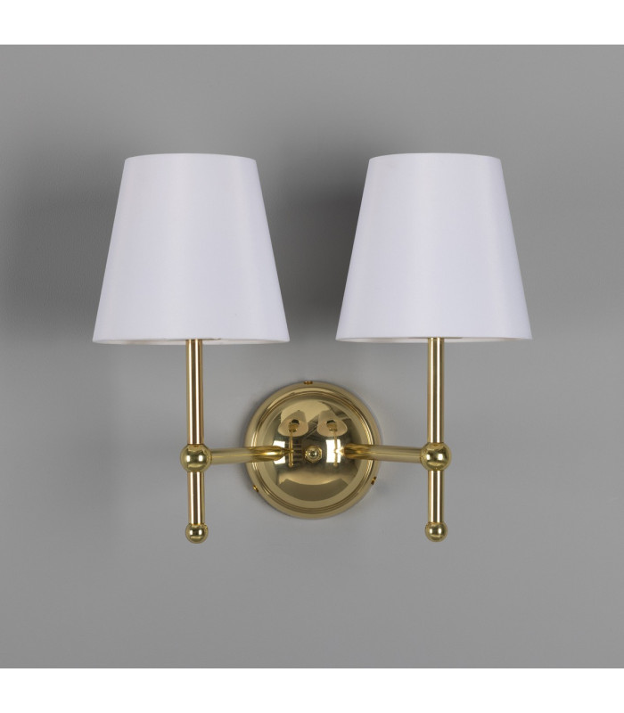 Bursa Double Wall Light Polished Brass-2