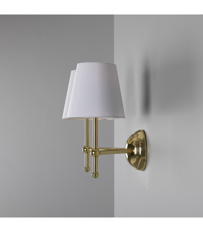 Bursa Double Wall Light Polished Brass-3