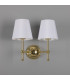 Bursa Double Wall Light Polished Brass-4