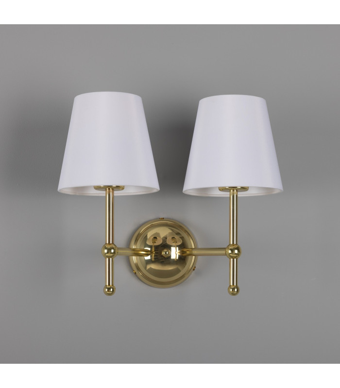 Bursa Double Wall Light Polished Brass-4