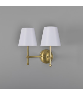 Bursa Double Wall Light Satin Brass-1